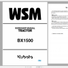 Kubota Tractor BX1500 Workshop Manual EN 1