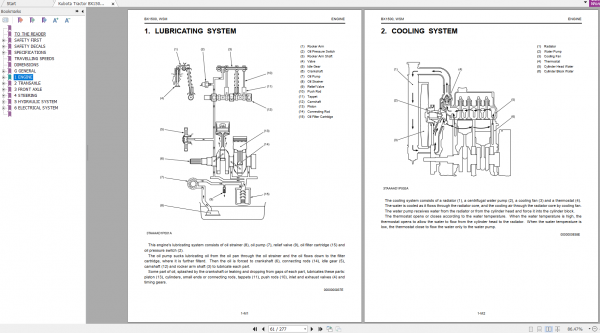 Kubota Tractor BX1500 Workshop Manual EN 2
