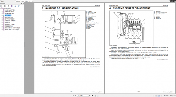 Kubota Tractor L3200 L3800 Workshop Manual FR 2