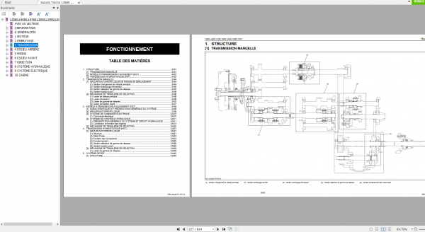 Kubota Tractor L3560 L4060 L4760 L5060 L5460 L6060 Workshop Manual FR 2