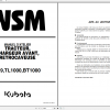 Kubota Tractor Loader Backhoe L39 TL1000 BT1000 Workshop Manual ENFR 3