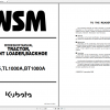 Kubota Tractor Loader Backhoe L45 TL1000A BT1000A Workshop Manual ENFR 3