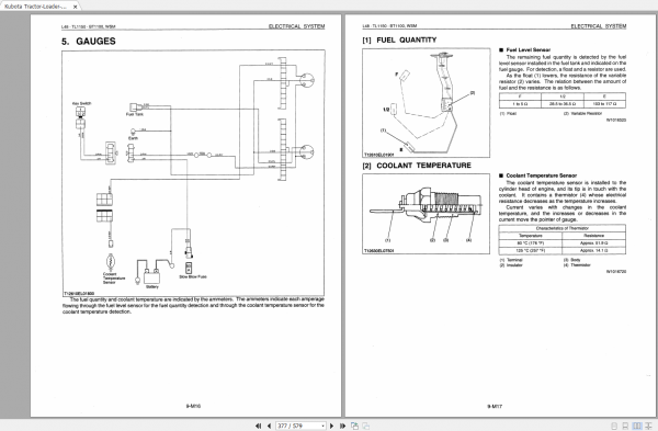Kubota Tractor Loader Backhoe L48 TL1150 BT1100 Workshop Manual EN 3