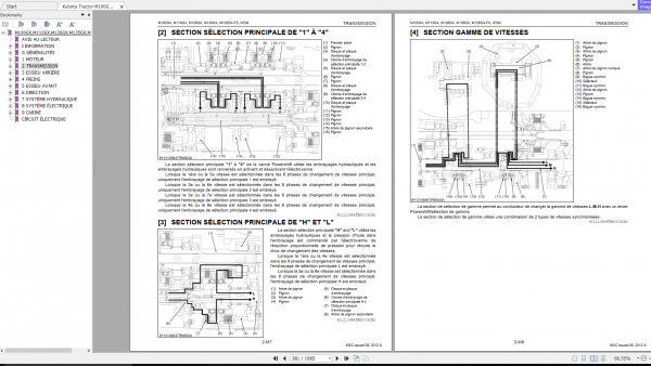 Kubota Tractor M100GX M110GX M126GX M135GX M135GX FS Workshop Manual FR 2