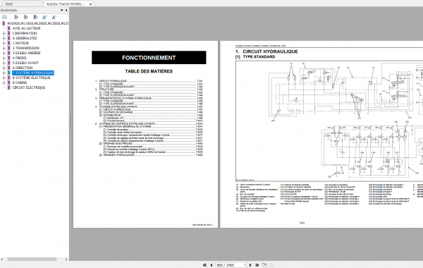Kubota Tractor M100GX M110GX M126GX M135GX M135GX FS Workshop Manual FR 3