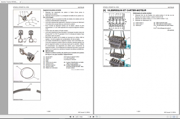Kubota Tractor M7040SU M7040DT SU Workshop Manual FR 3
