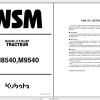 Kubota Tractor M8540 M9540 Workshop Manual FR 1