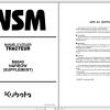 Kubota Tractor M8540 Narrow Supplement Workshop Manual FR 1
