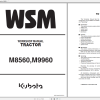 Kubota Tractor M8560 M9660 Workshop Manual ENFR 1 1