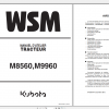 Kubota Tractor M8560 M9660 Workshop Manual ENFR 2