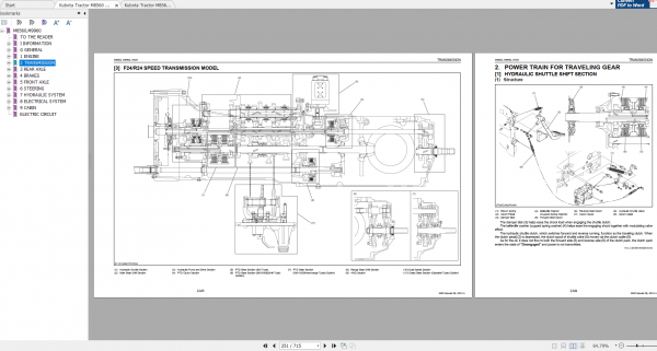 Kubota Tractor M8560 M9660 Workshop Manual ENFR 3