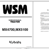 Kubota Tractor MX4700 MX5100 Workshop Manual EN 1