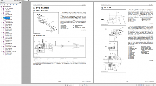 Kubota Tractor MX4700 MX5100 Workshop Manual EN 2