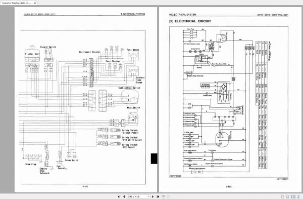 Kubota Tractors B2410 B2710 B2910 B7800HDS Workshop Manual EN 4