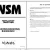 Kubota Tractors B2630HSD B3030HSD B3030HSDC Workshop Manual FR 1