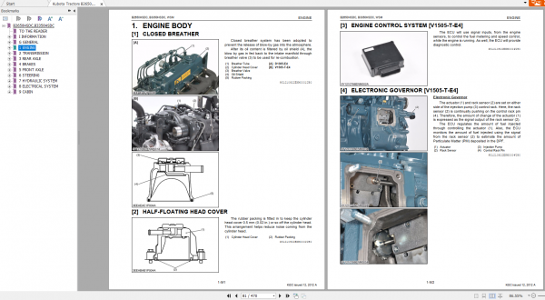 Kubota Tractors B2650HSDC B3350HSDC Workshop Manual EN 2