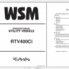 Kubota Utility Vehicle RTV 400Ci Workshop Manual EN 1