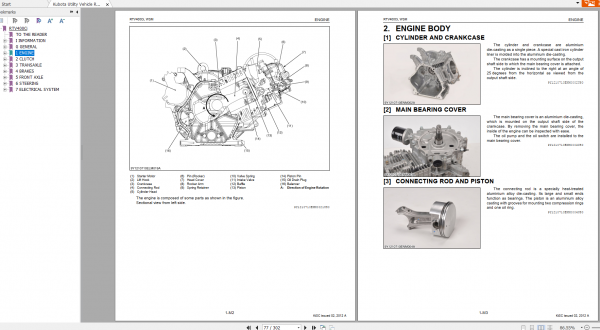 Kubota Utility Vehicle RTV 400Ci Workshop Manual EN 2