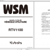 Kubota Utility Vehicle RTV1100 Workshop Manual ENFR 1