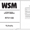 Kubota Utility Vehicle RTV1100 Workshop Manual ENFR 3