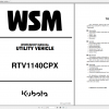 Kubota Utility Vehicle RTV1140CPX Workshop Manual ENFR 1