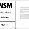 Kubota Utility Vehicle RTV500 Workshop Manual FR 1