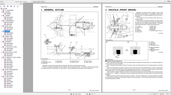 Kubota Utility Vehicle RTV900 Workshop Manual ENFR 2