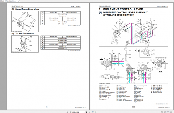 Kubota Wheel Loader R320S R320B R320SB Workshop Manual EN 3