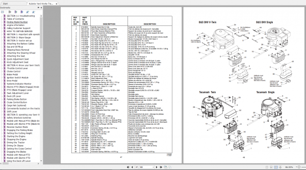 Kubota Yard Works Tractor 60 1827 4 60 1832 0 Owners Manual 2