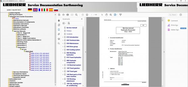 Liebherr Lidos Offline COT LBH LFR LHB LWT Spare Parts Catalog Service Documentation 09.2021 DVD 8