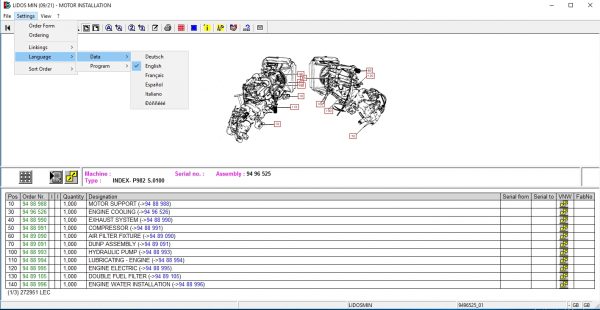 Liebherr Lidos Offline EN Mining Truck Excavator 09.2021 EPC Parts Catalog Service Documentation DVD 5