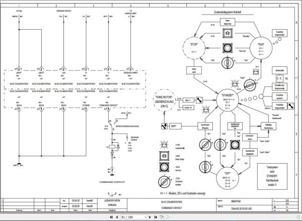 Liebherr Mobile Crane 160 Ton LTM1160 5.1 Electric Hydraulic Pneumatic Wiring Diagram 2