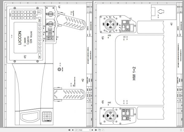 Liebherr Mobile Crane 160 Ton LTM1160 5.1 Electric Hydraulic Pneumatic Wiring Diagram 6