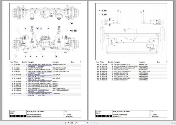 Liebherr Mobile Crane LTM 1350 6.1 Spare Parts Catalogue 4