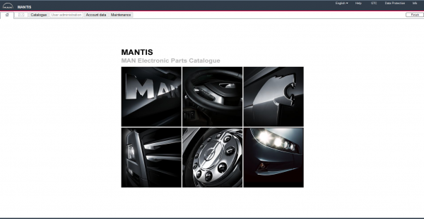 MAN MANTIS v666 EPC 09.2021 Spare Parts Catalog DVD 1