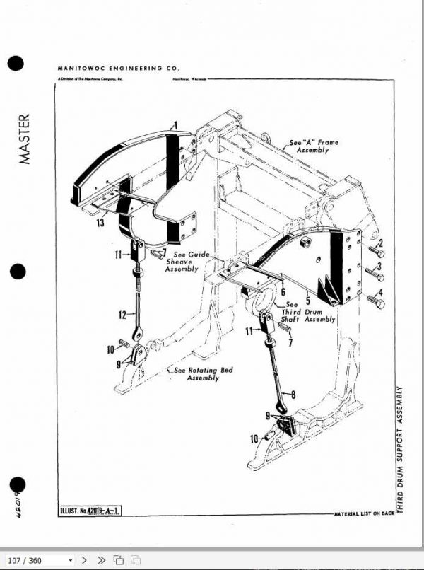 Manitowoc Cranes 3000W 30229 PM 10 29 2007 Spare Parts Manual PDF 2