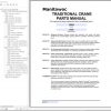 Manitowoc Cranes 3000W 30236 PM 01 22 2013 Spare Parts Manual PDF 1