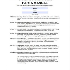 Manitowoc Cranes 3000W 30265 PM 02 10 2012 Spare Parts Manual PDF 1