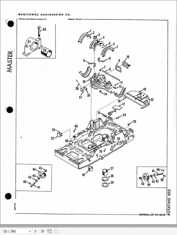 Manitowoc Cranes 3000W 30273 PM 05 07 2003 Spare Parts Manual PDF 2