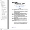 Manitowoc Cranes 3900 39358 PM 05 07 2018 Spare Parts Manual PDF 1