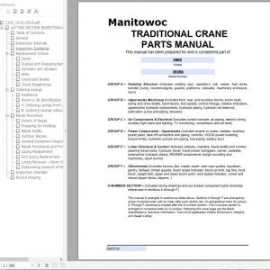 Manitowoc Cranes 3900 39358 PM 05 07 2018 Spare Parts Manual PDF 1