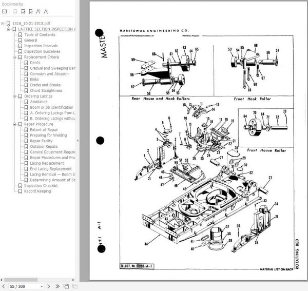 Manitowoc Cranes 3900 39358 PM 05 07 2018 Spare Parts Manual PDF 2