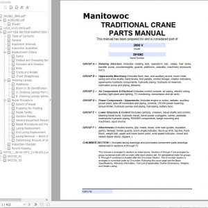 Manitowoc Cranes 3900V 391082 PM 12 01 2016 Spare Parts Manual PDF 12