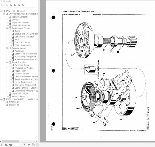 Manitowoc Cranes 4000W 40160 PM 12 05 2018 Spare Parts Manual PDF 3