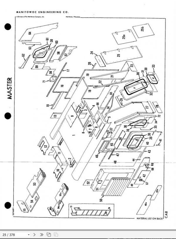 Manitowoc Cranes 4000W 40329 PM 03 16 2011 Spare Parts Manual PDF 2