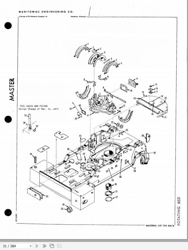 Manitowoc Cranes 4000W 40349 PM 05 06 2010 Spare Parts Manual PDF 2