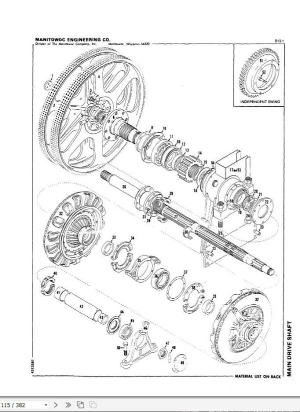 Manitowoc Cranes 4000W 40352 PM 03 16 2011 Spare Parts Manual PDF 2