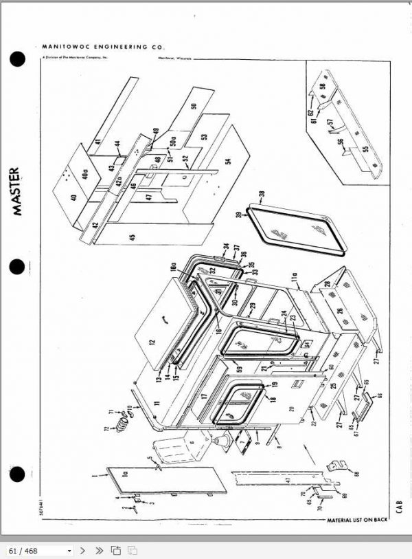 Manitowoc Cranes 4100W 41097 PM 03 30 2020 Spare Parts Manual PDF 2