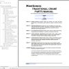Manitowoc Cranes 4100W 413050 PM 10 08 2018 Spare Parts Manual PDF 1