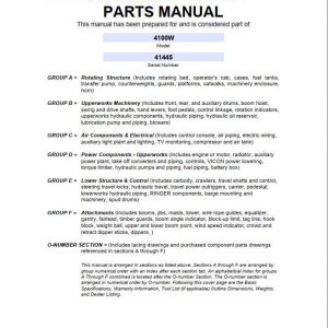 Manitowoc Cranes 4100W 41445 PM 05 17 2018 Spare Parts Manual PDF 1